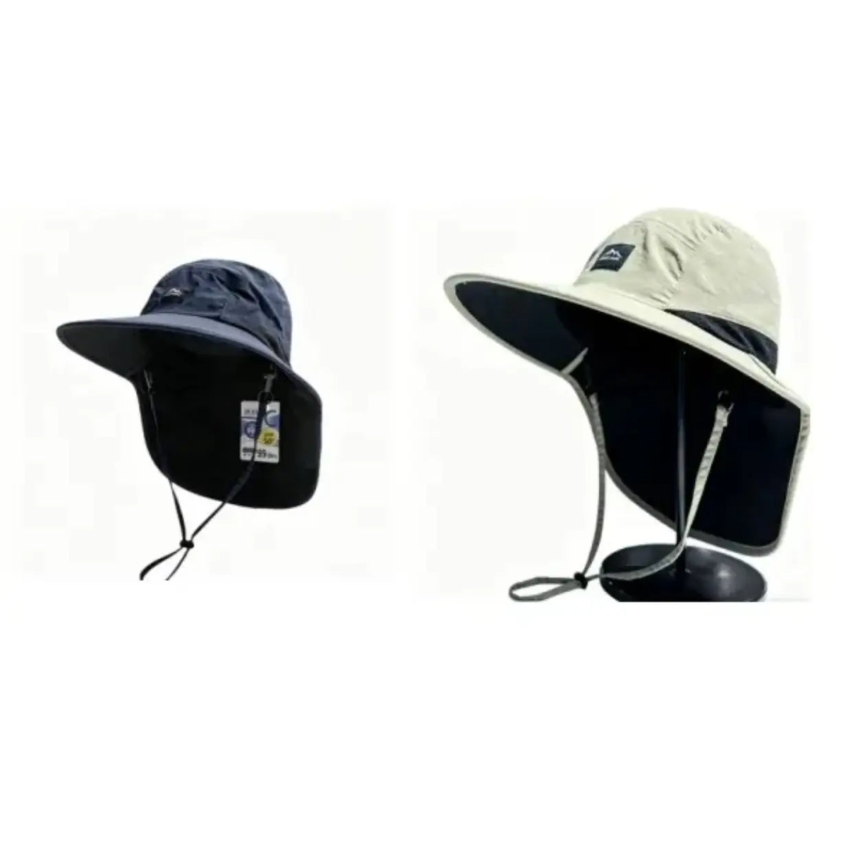 summerwins Unisex UV Protection Sun Hat with Neck Flap (Parent-Child)