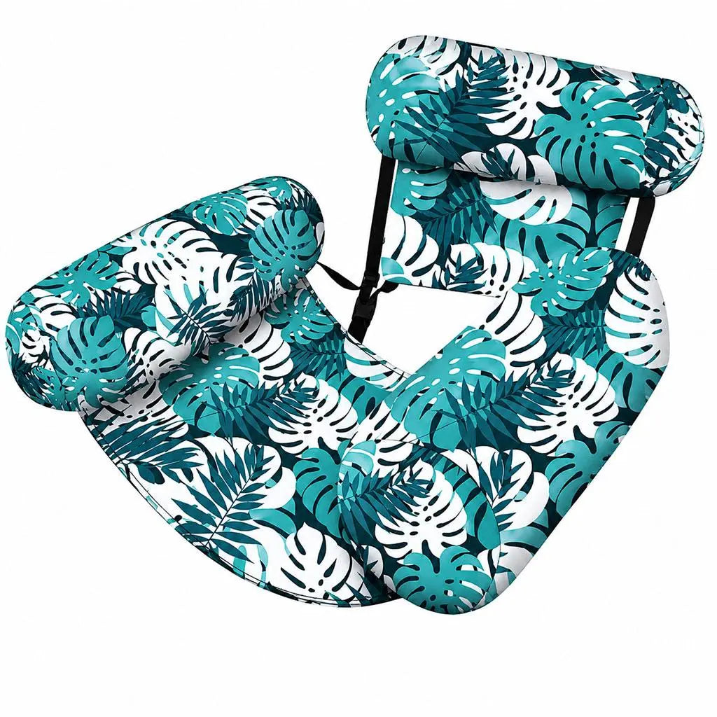 1/2 Pcs Inflatable Pool Float Lounge Chairs – Heavy Duty Adult Blow-Up Water Noodles