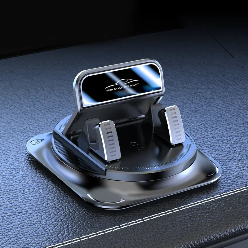【FathersDayGift】Universal Car Phone Holder with Suction Cup, 360° Rotation Dashboard Mount for iPhone & Android