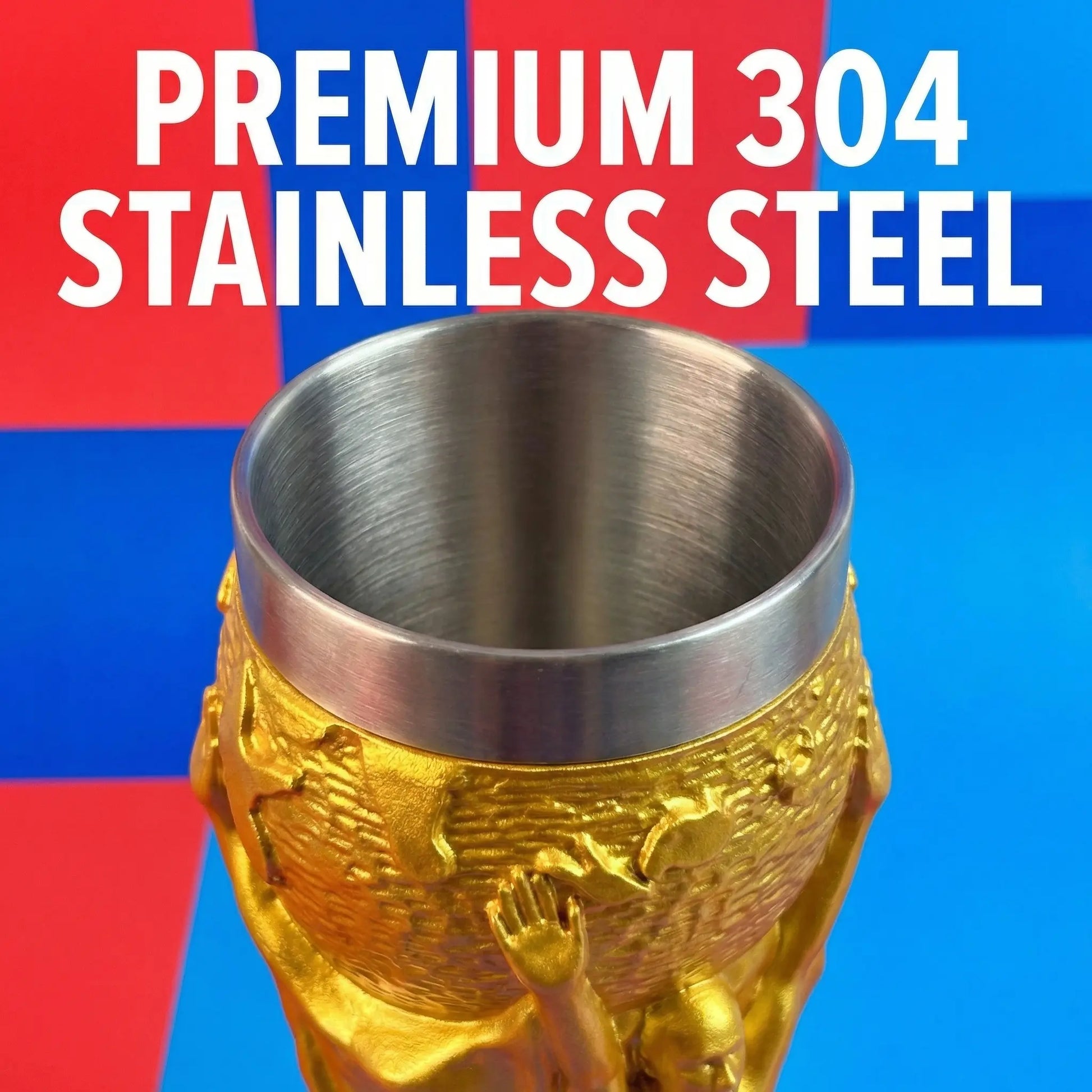 2026 Summer Soccer Trophy Cup | USA-Canada-Mexico Fan Collectible & Decor, Sturdy Trophy Shape