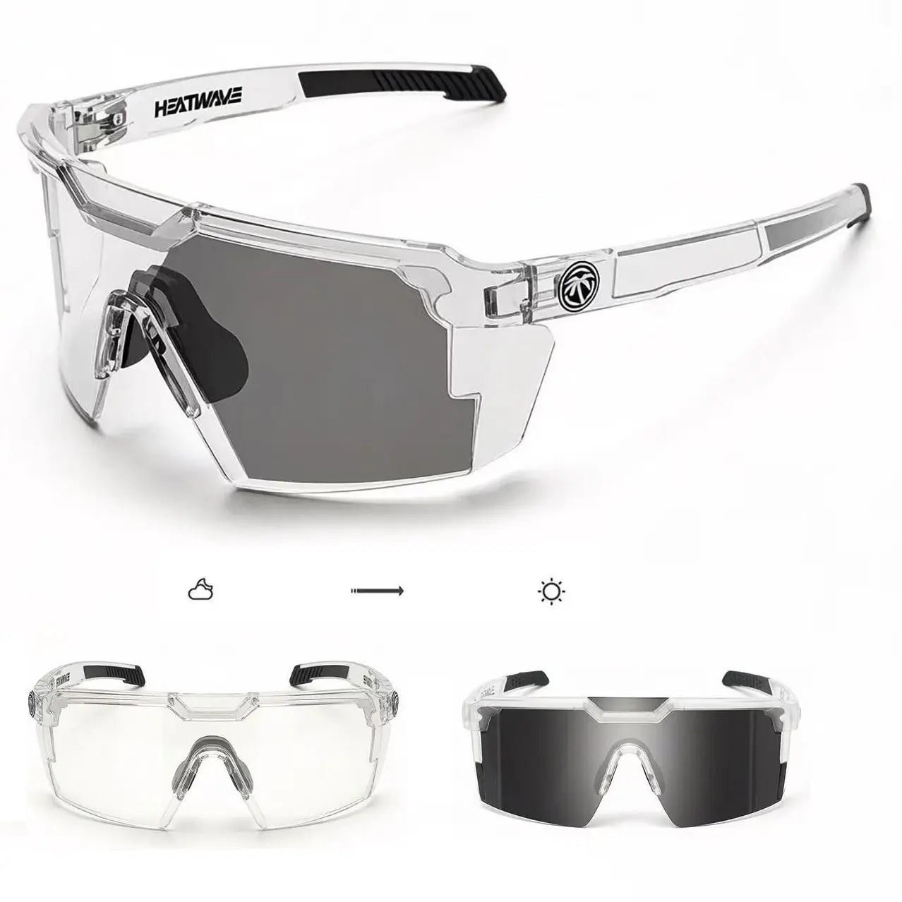 Photochromic Sports Sunglasses – Lightweight Windproof Cycling Eyewear