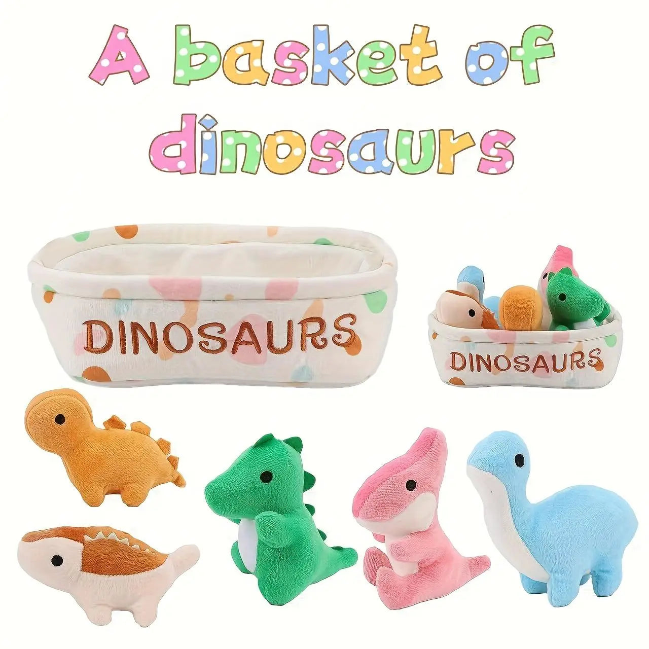 A Basket Of Happiness: 6-Piece Emotional Support Animal Mini Plush Set