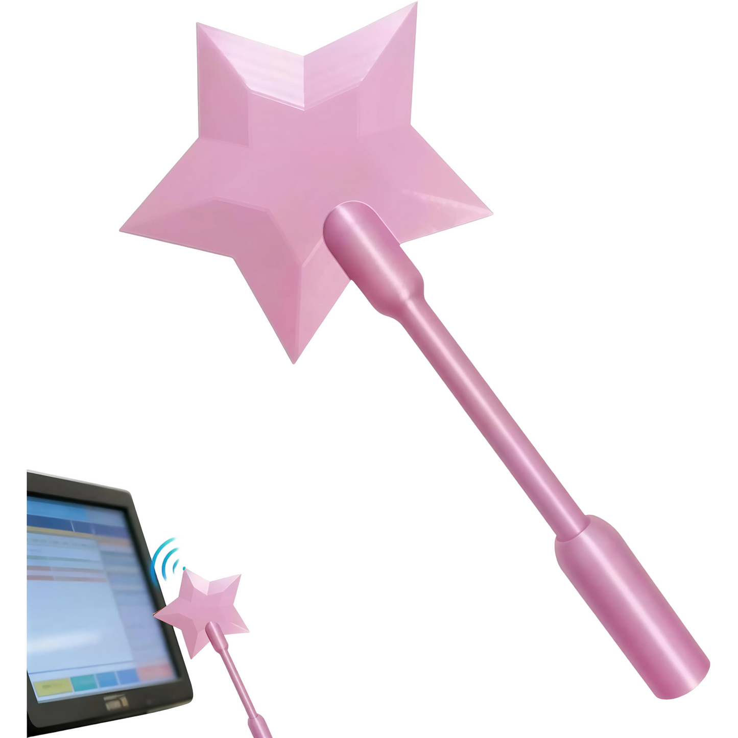 "Magic Pay" Credit Card Wand | 3D Printed Star Tap-to-Pay Wand for Checkout
