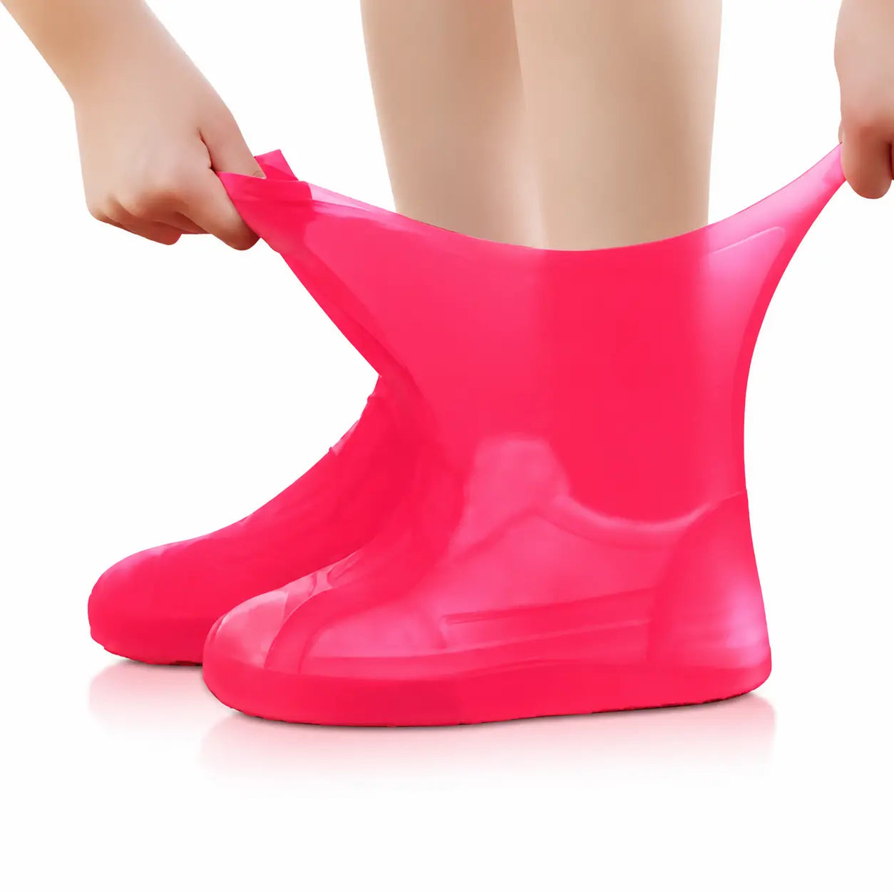 2-Pack Waterproof Anti-Slip Stretchy Shoe Covers (Thickened & Wear-Resistant for Rainy Days)