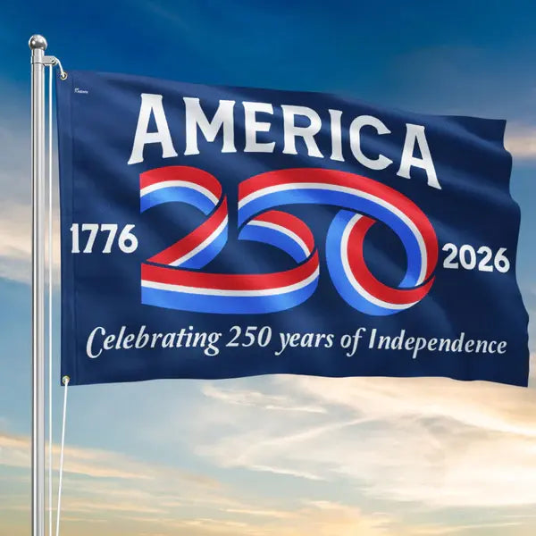 250th Anniversary Flag of the United States – 3x5 Ft Commemorative 1776-2026 Patriotic USA Freedom Banner