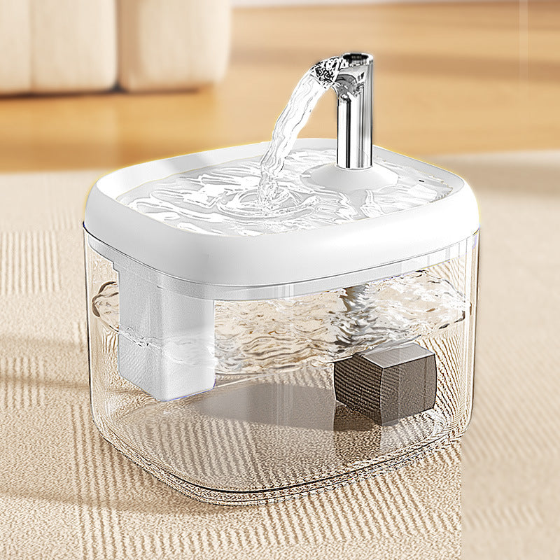 1.5L Automatic Cat Water Fountain – USB Filtered Fresh Water Dispenser for Pets