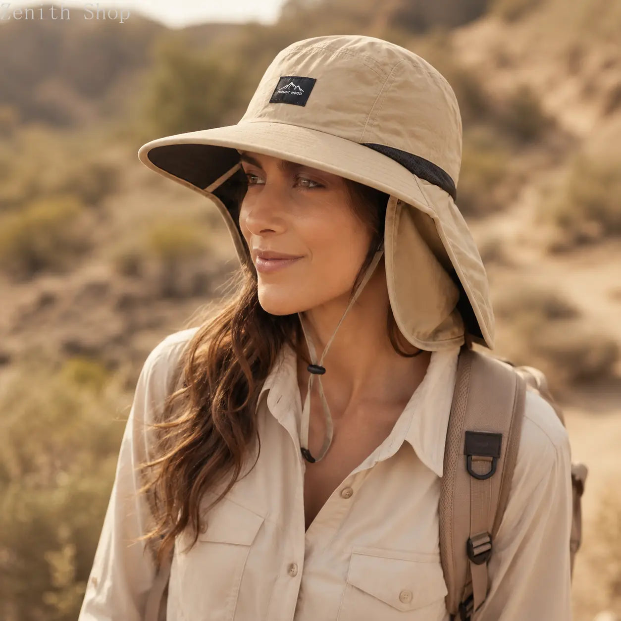 summerwins Unisex UV Protection Sun Hat with Neck Flap (Parent-Child)