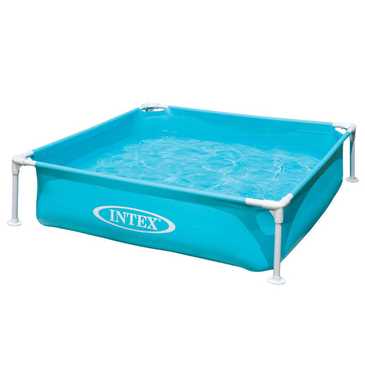 Intex 4ft x 12in Mini Frame Kiddie Beginner Swimming Pool, Ages 3 and Up, Blue
