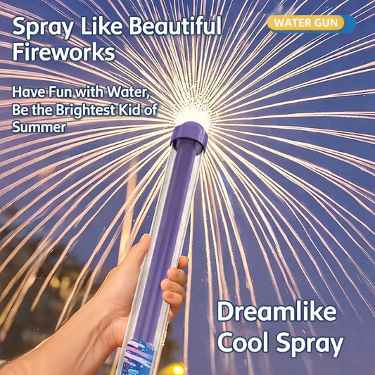"Firework" Spray Water Gun | Multi-Hole Squirt Blaster for Pool Parties