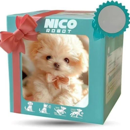 Lifelike Robotic Pup Plush Toy - Interactive Pet That Walks, Barks & Wags Tail, Cute Smart Toy for Kids & Adults,