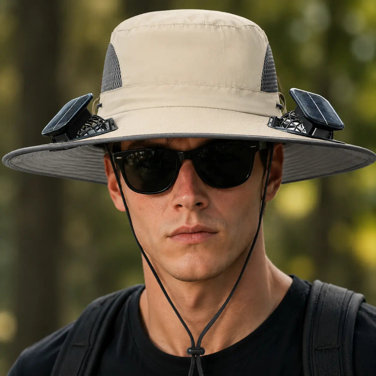 Solar-Powered Cooling Fan Sun Hat – Rechargeable Dual-Power Outdoor Hat