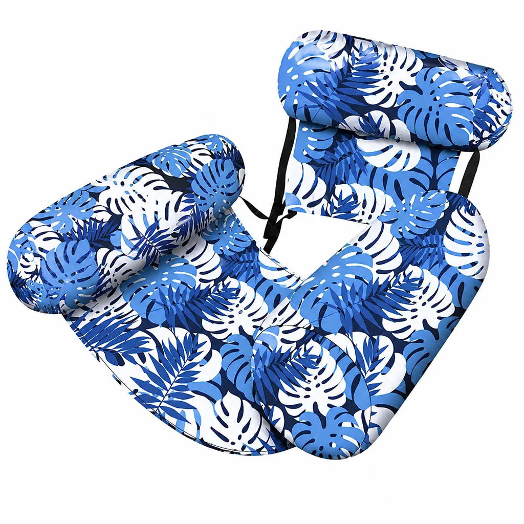 1/2 Pcs Inflatable Pool Float Lounge Chairs – Heavy Duty Adult Blow-Up Water Noodles