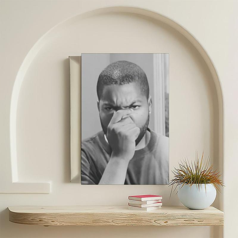 Funny Bathroom Movie Poster, Film Scene Toilet Decor, Bathroom Humor Decor, Amusing Wall Art Gift for Him, Black And White Film Poster