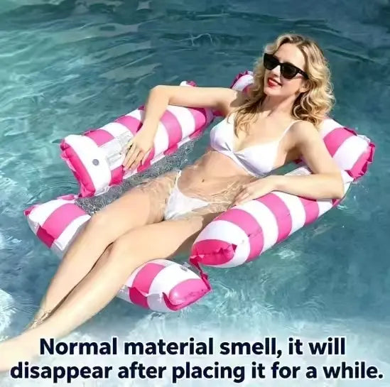 4-in-1 Inflatable Pool Float Chair for Adults