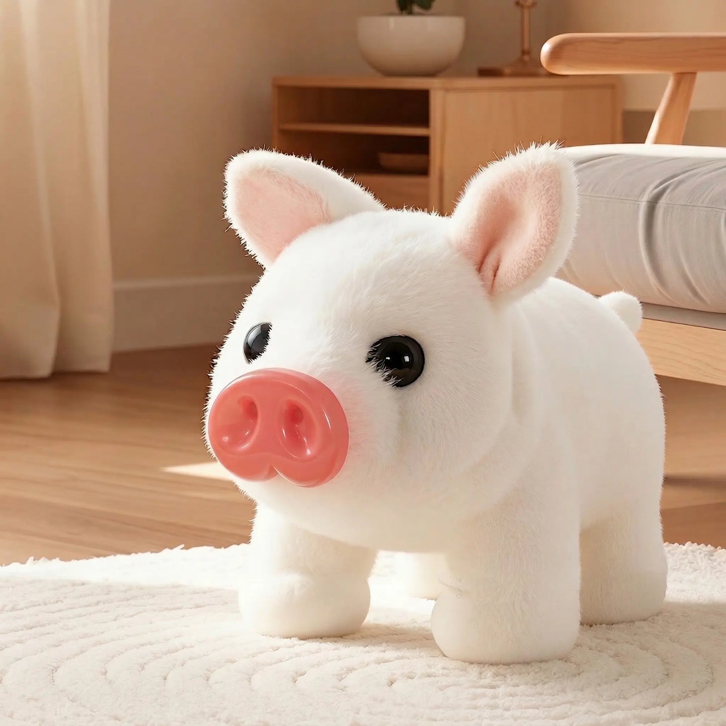 Summervibes Electric Plush Cute Piglet Realistic Vocalisation Electronic Pet Toy Deals for You Days