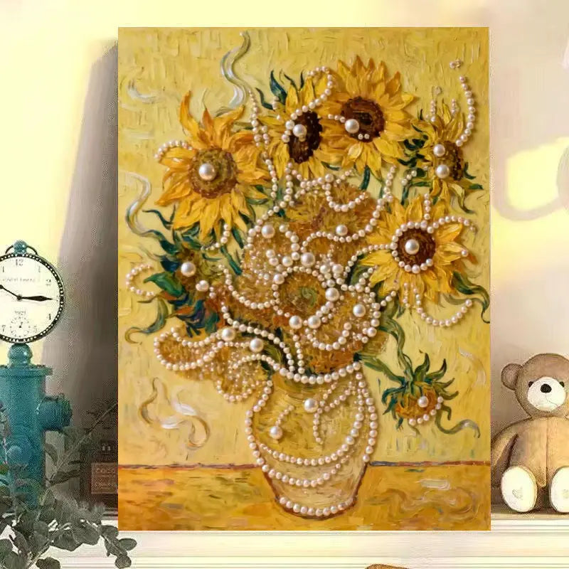 Fireworks Romantic Castle 5D Diamond Painting Kit – DIY Acrylic Round Bead Art Set
