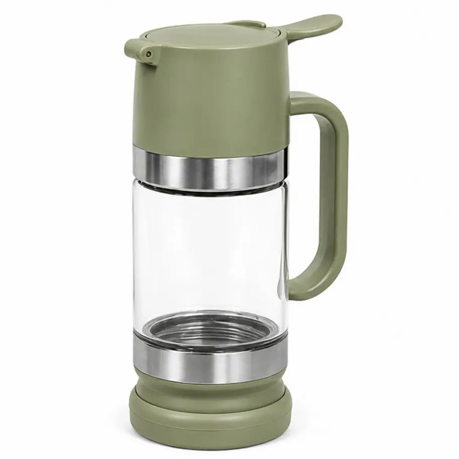 No-Drip Glass Honey Dispenser with Trigger Handle