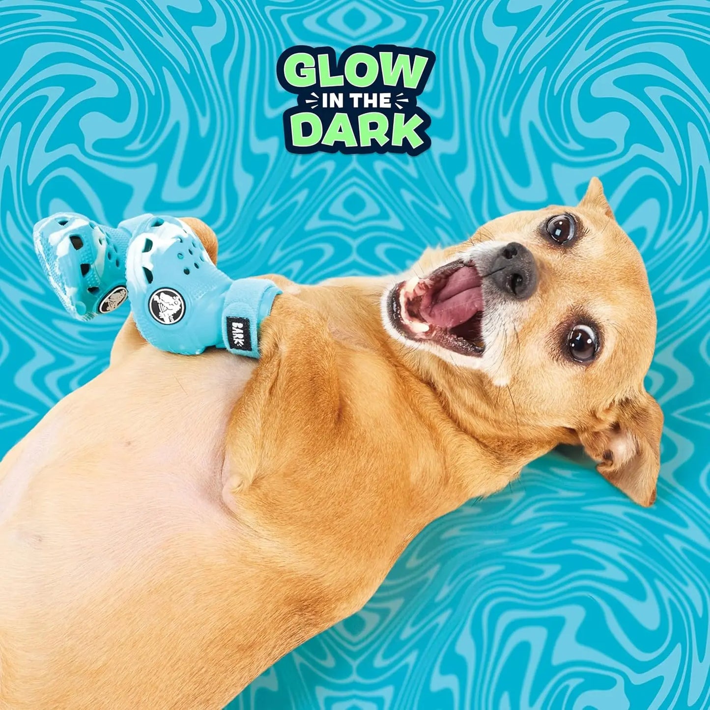 BarkBox - Dog Shoes | EVA Foam with Adjustable Strap, Breathable, Glow-in-Dark