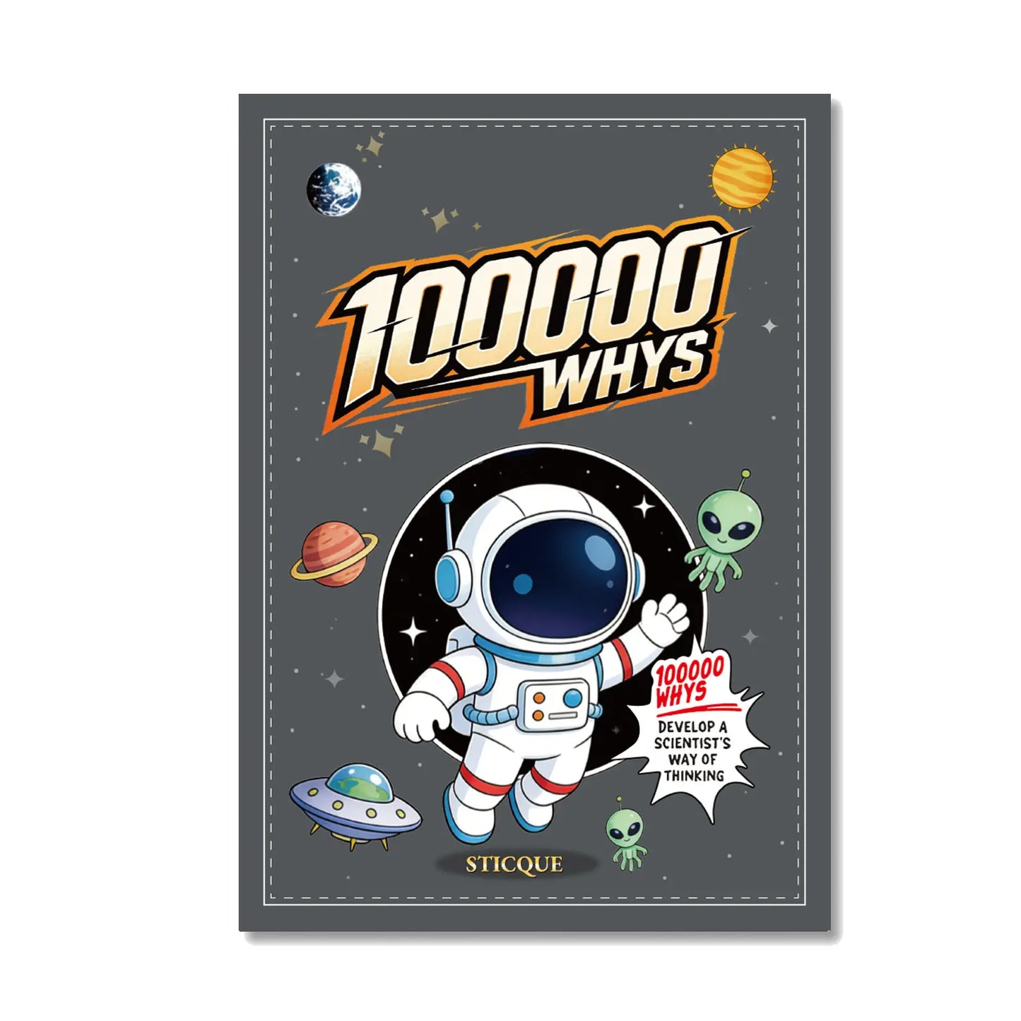 【STICQUE】Children's encyclopedia 【Why 100,000?】 Extracurricular reading for primary school students NoteBooks