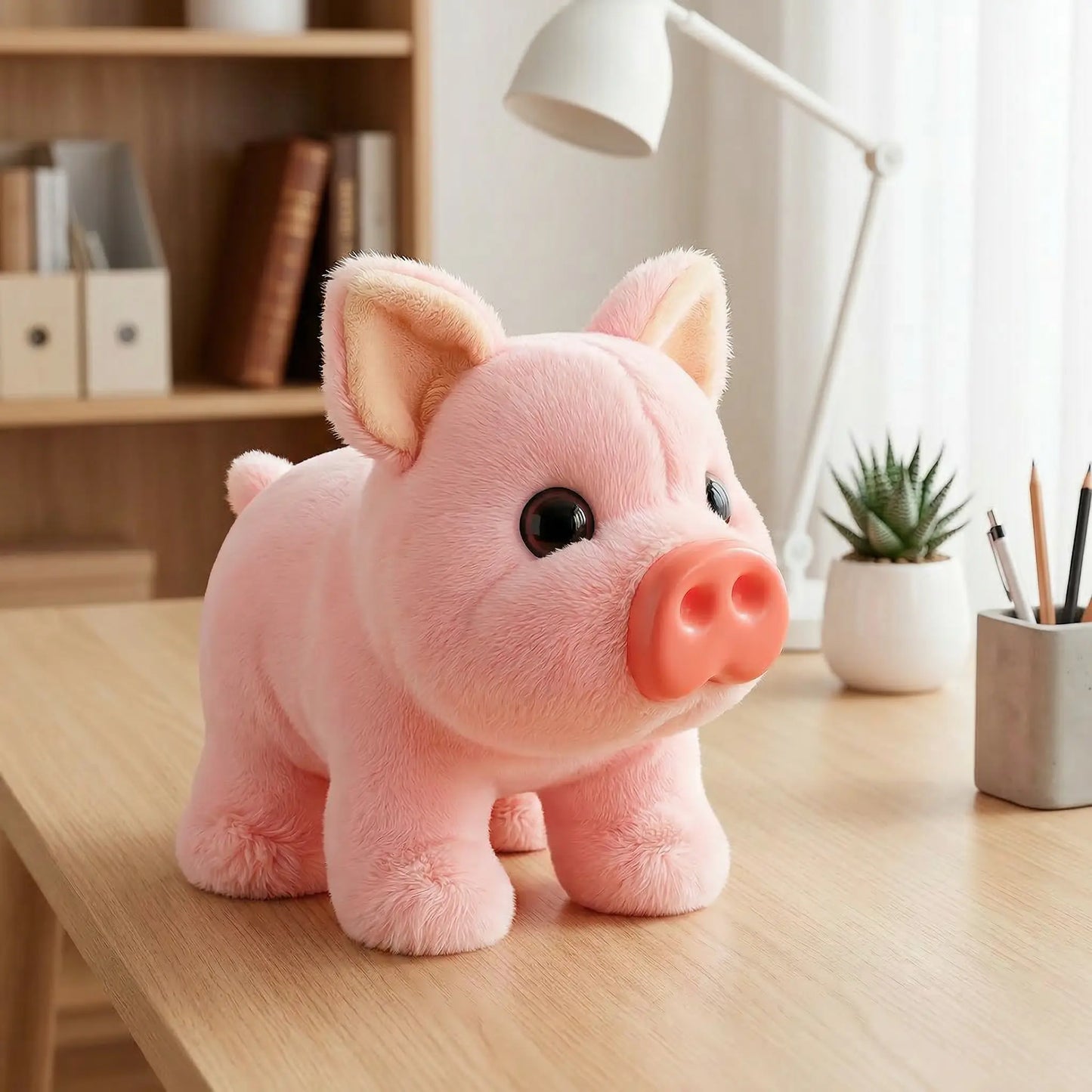 Summervibes Electric Plush Cute Piglet Realistic Vocalisation Electronic Pet Toy Deals for You Days