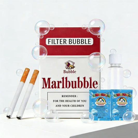 Summer Vibes Bubble Cigarette Stress Relief Toy - Mini Bubble Blower Gift for Birthday & Holiday Parties