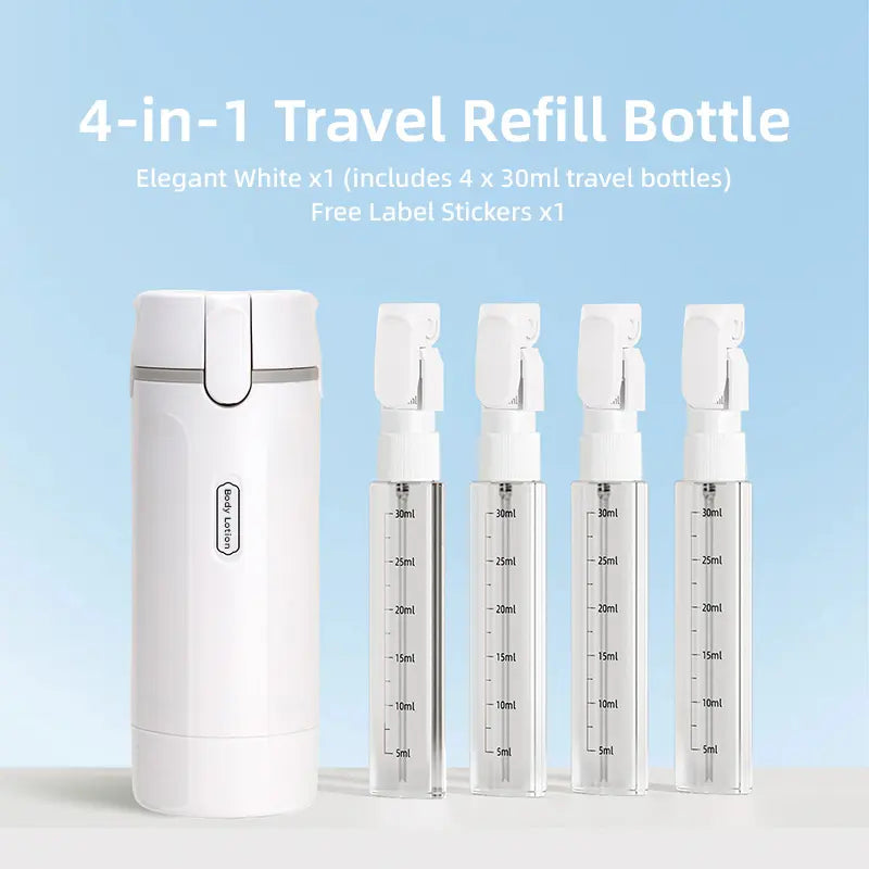 4-in-1 Leak-Proof Travel Dispenser Set