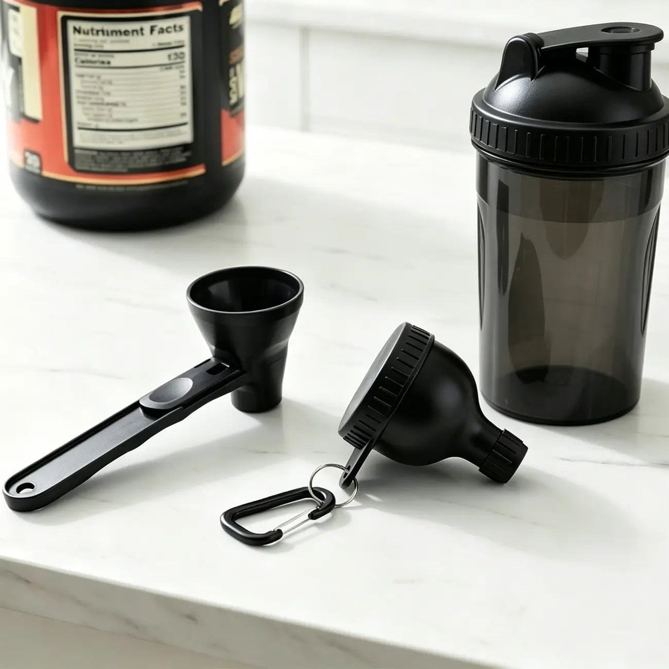 Protein Powder Scoop & FREE Funnel Container