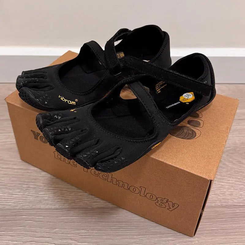 Classic FiveFingers Split-Toe Ballet Flats – Breathable Non-Slip Yoga & Dance Shoes