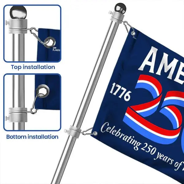 250th Anniversary Flag of the United States – 3x5 Ft Commemorative 1776-2026 Patriotic USA Freedom Banner