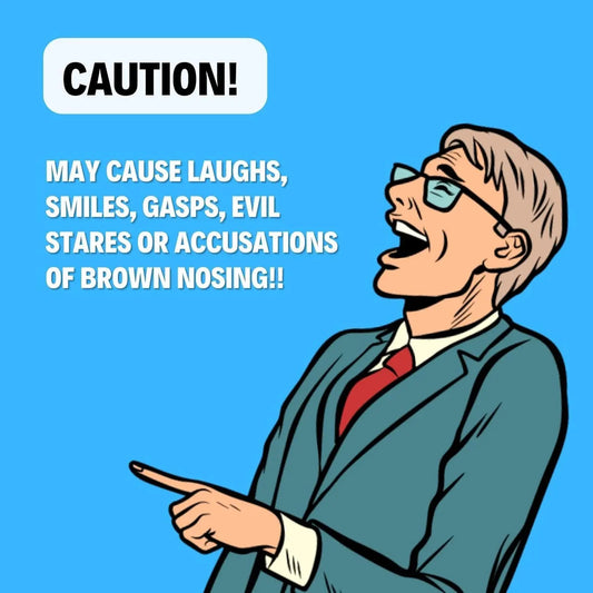 Fucker in Charge Office Desk Plate Sign - 8x2" Executive Desk Nameplate for Boss, Manager, and Coworker Gifts - (Brown), Desk Signs, Home Supplies Plaque
