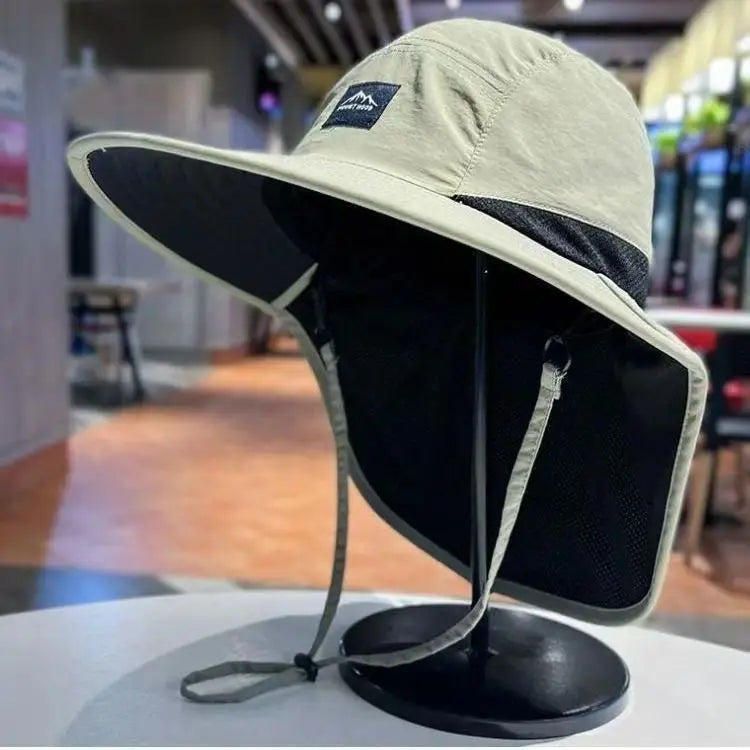summerwins Unisex UV Protection Sun Hat with Neck Flap (Parent-Child)