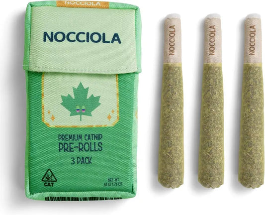 Nocciola Purr-Re-Roll Set: 100% Natural Catnip Filled Kicker Toys