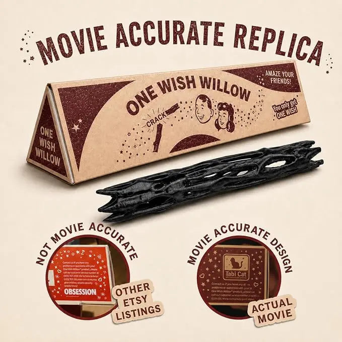 One Wish Willow - Fun Magic Wish Stick Novelty Gag Gift
