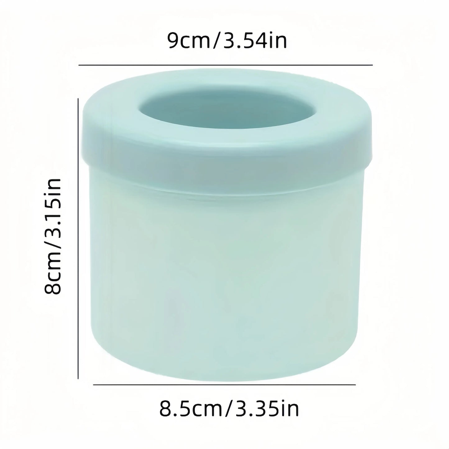 Quick Freezing Silicone Ice Cube Mold, Easy To Use And Durable, For Making Ice Cubes, Ice Buckets And Cylinder Cups Reusable Utensils Blue，christmas gifts