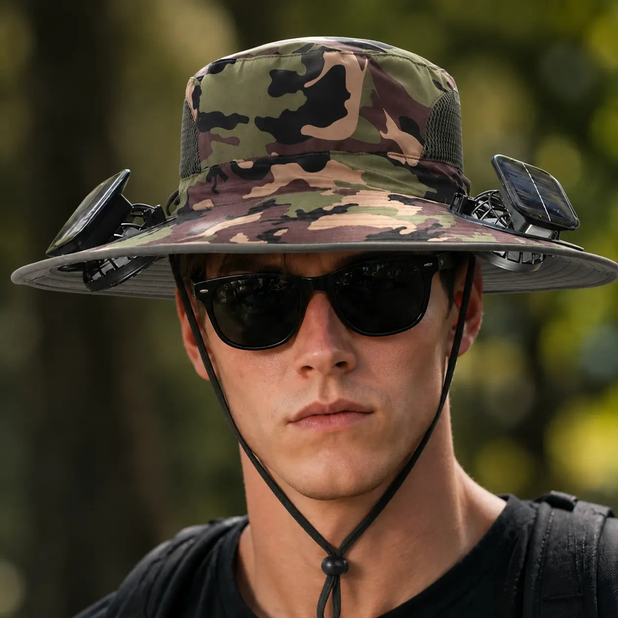 Solar-Powered Cooling Fan Sun Hat – Rechargeable Dual-Power Outdoor Hat