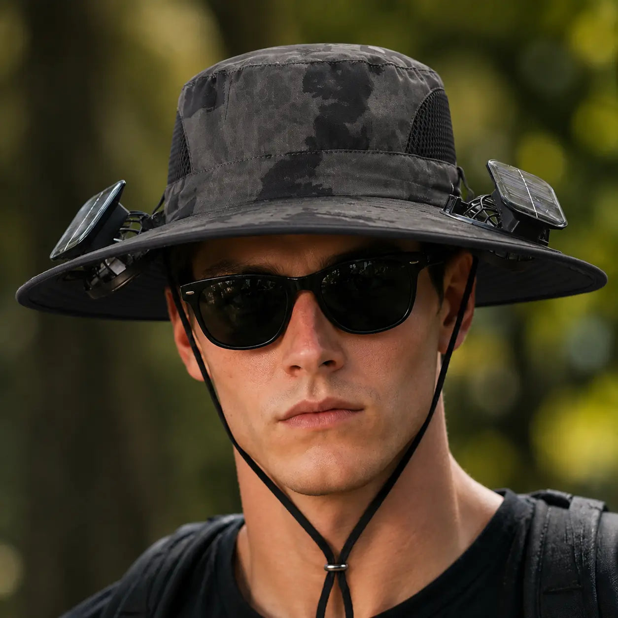 Solar-Powered Cooling Fan Sun Hat – Rechargeable Dual-Power Outdoor Hat
