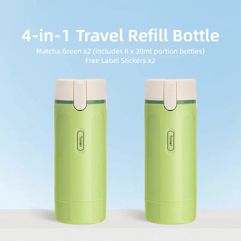 4-in-1 Leak-Proof Travel Dispenser Set