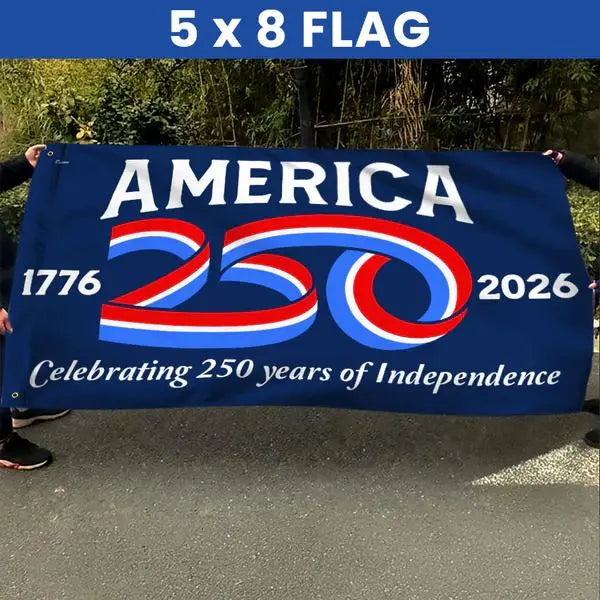 250th Anniversary Flag of the United States – 3x5 Ft Commemorative 1776-2026 Patriotic USA Freedom Banner