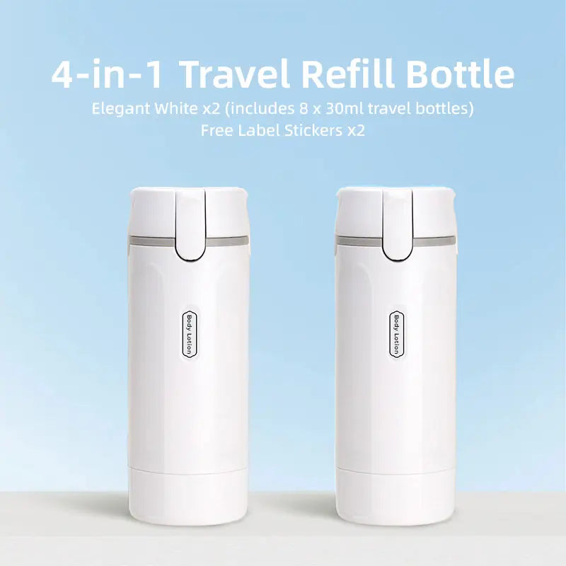 4-in-1 Leak-Proof Travel Dispenser Set