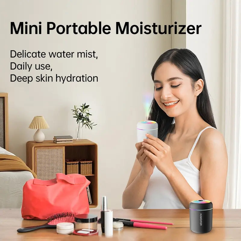Essential Oil Diffuser & Humidifier with Color Light