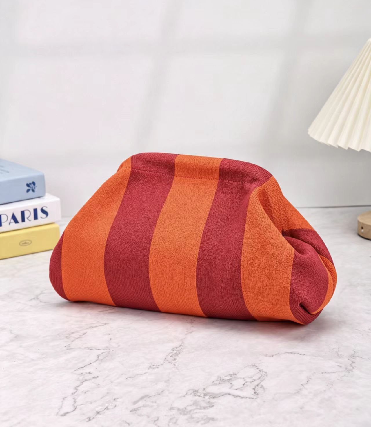 Women's Striped/rhombus/leaf/dot Cloud Handbag, Clip Closure Crossbody Bag, Lightweight Foldable for Daily Use, Gifts for Friends and Valentine's Day