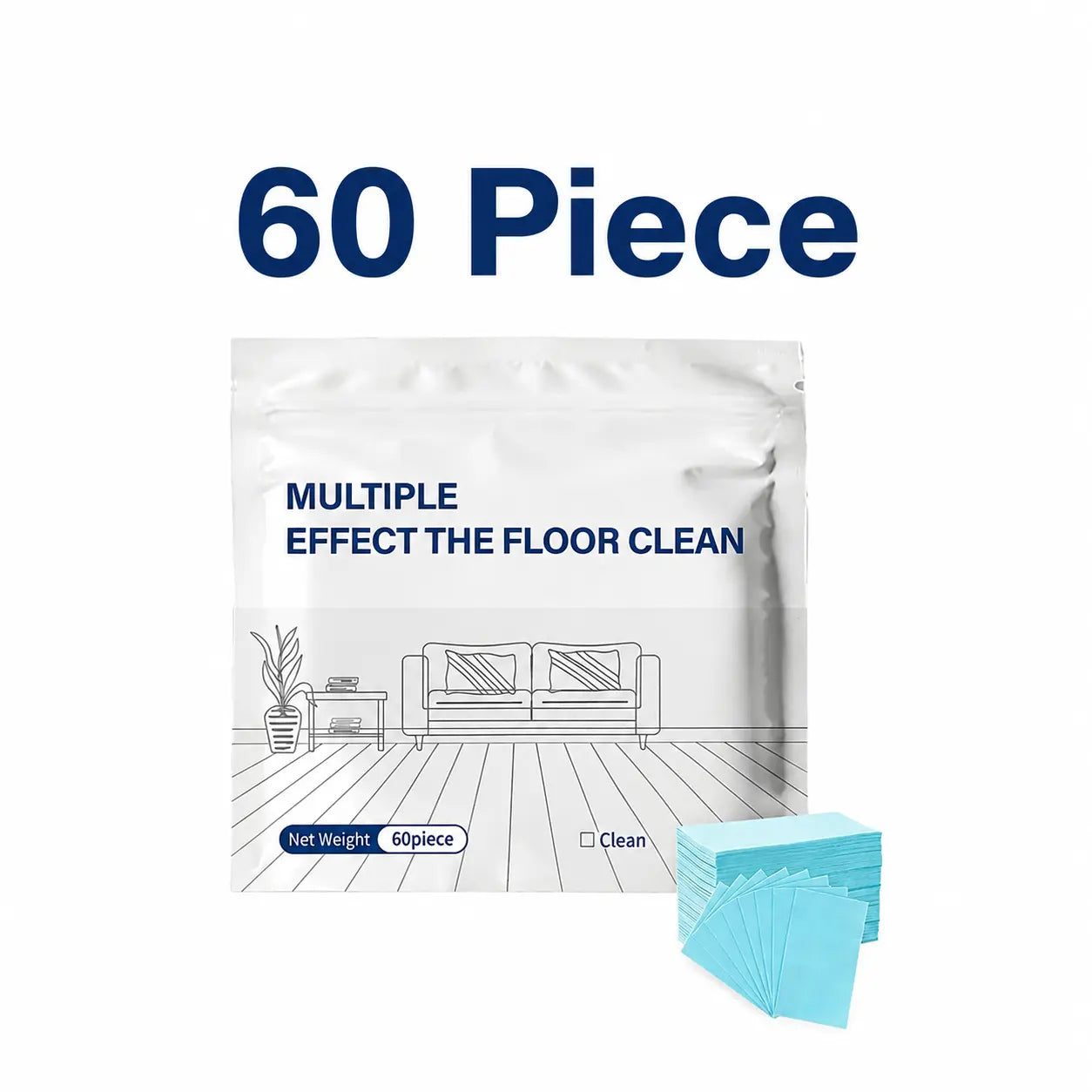 100-Piece Multi-Surface Floor Cleaning Tablets (Antibacterial & Deodorizing)