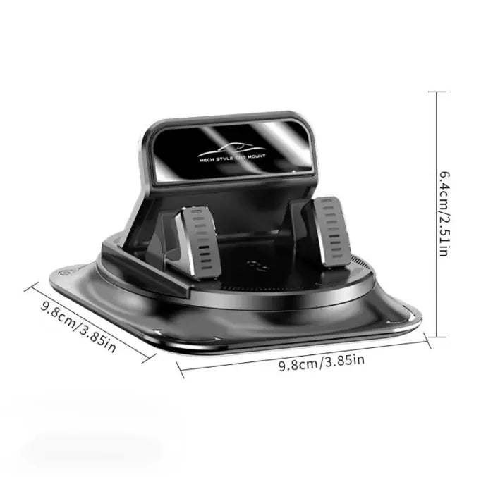 【FathersDayGift】Universal Car Phone Holder with Suction Cup, 360° Rotation Dashboard Mount for iPhone & Android