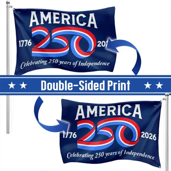 250th Anniversary Flag of the United States – 3x5 Ft Commemorative 1776-2026 Patriotic USA Freedom Banner