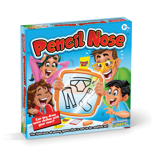 Pencil Nose Board Game – Creative Drawing & Social Party Game for Kids & Adults