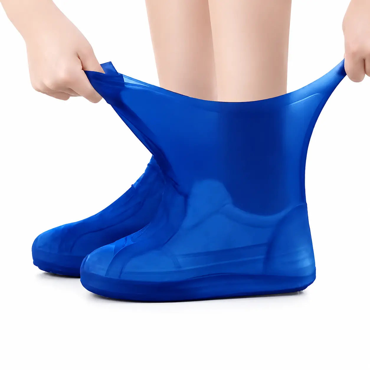 1 Count, Waterproof Anti-slip Thickened Wear-resistant Stretchy Shoe Covers for Outdoor Rainy Day Walking and Daily Travel